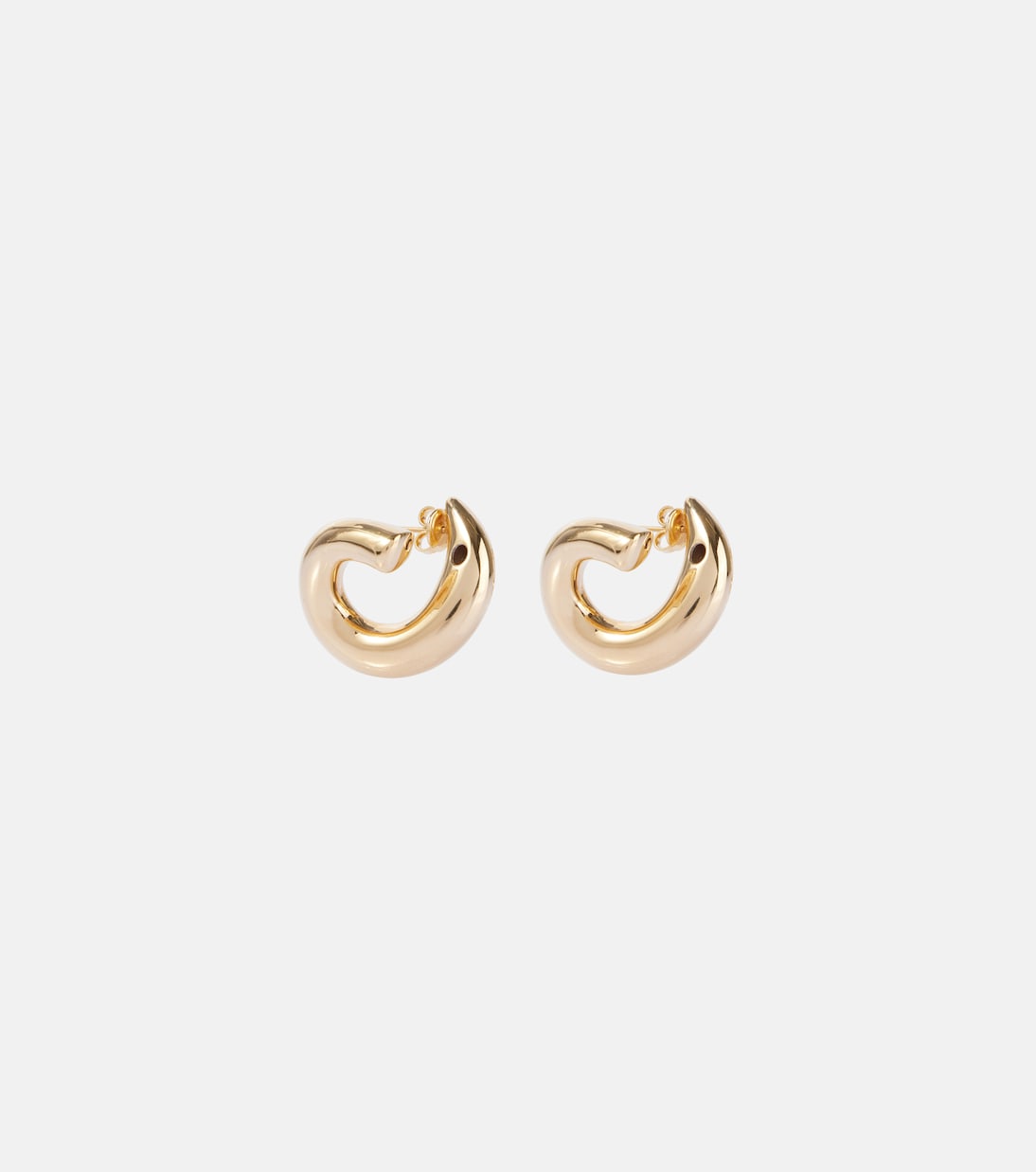 Boucles d’oreilles en plaqué or 18 ct et argent sterling | Bottega Veneta