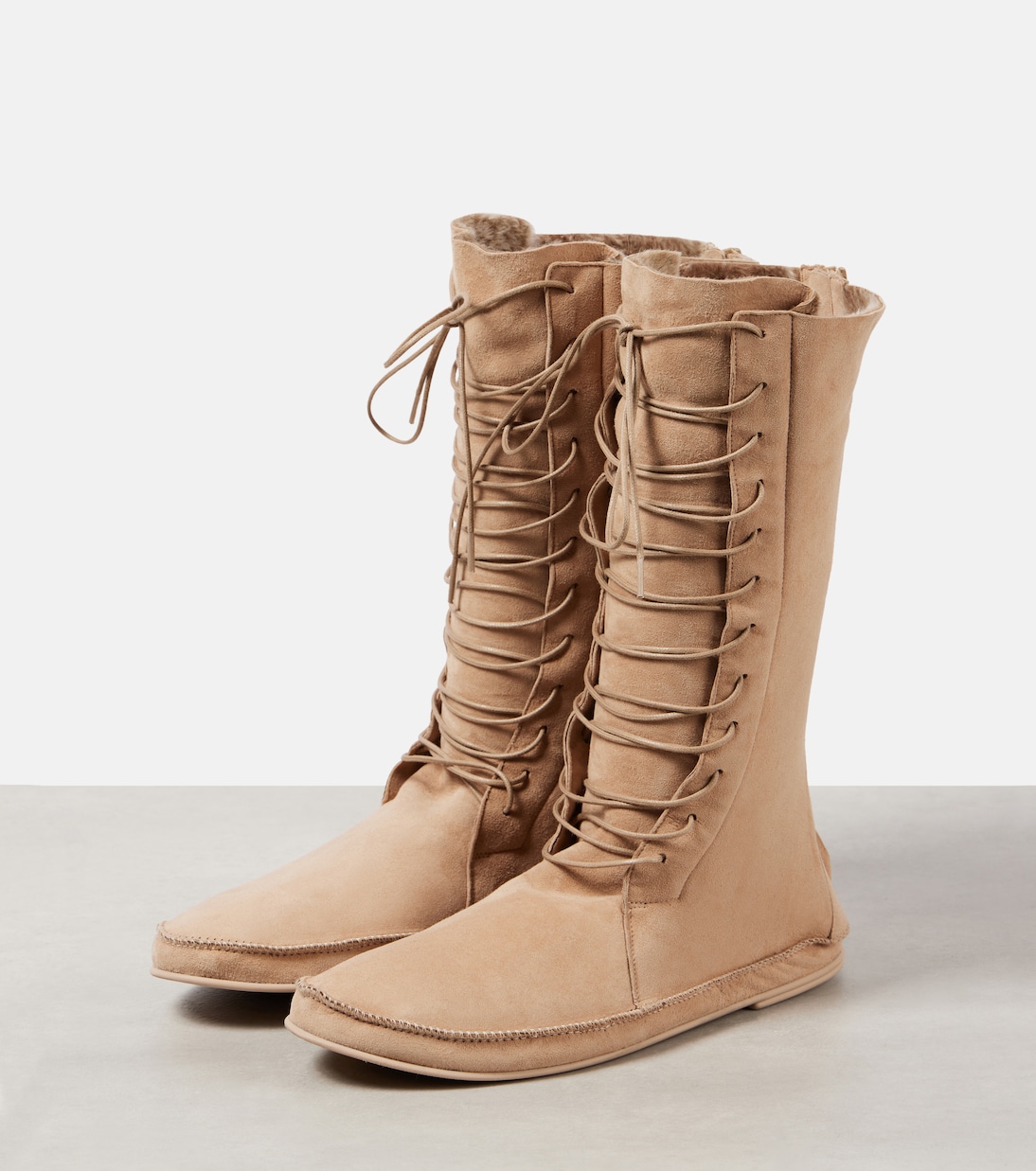 Schnürstiefel Tyler aus Veloursleder | The Row