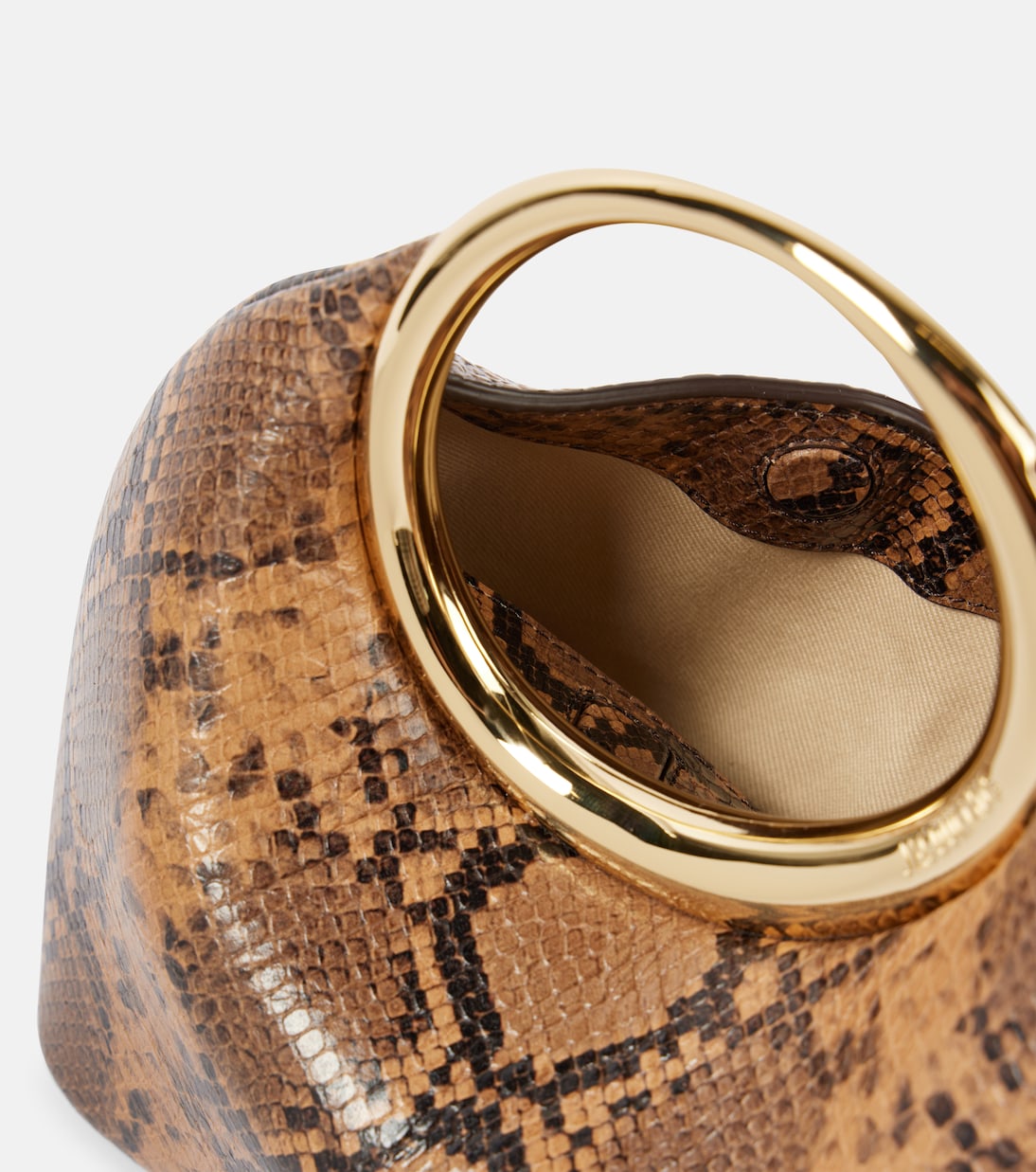 Le Petit Calino Mini leather tote bag | Jacquemus