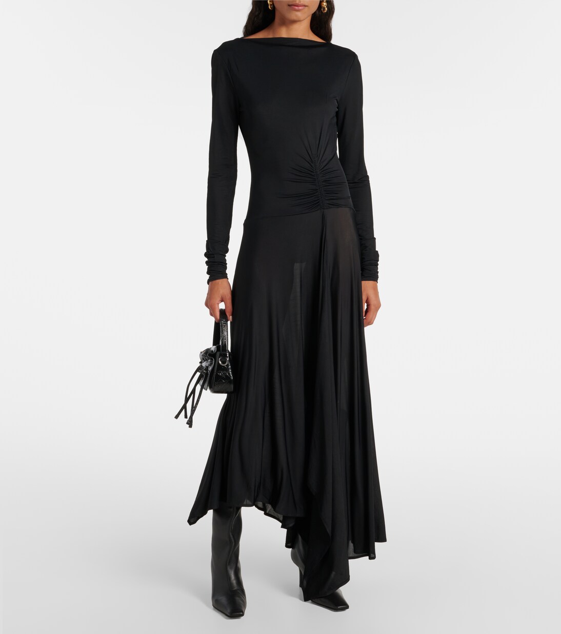 Robe longue asymétrique | Acne Studios