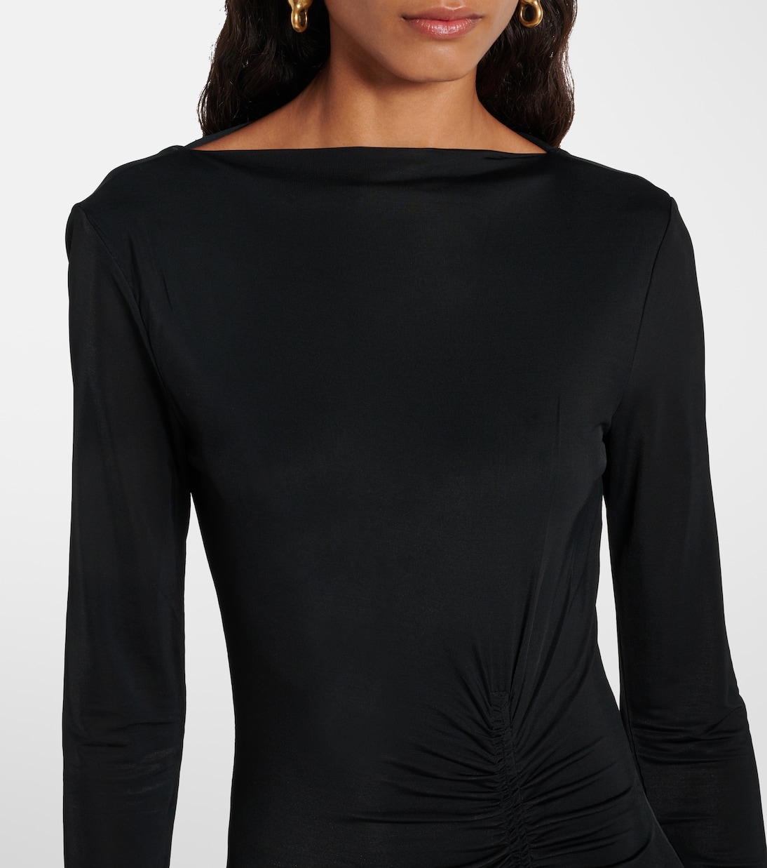 Robe longue asymétrique | Acne Studios