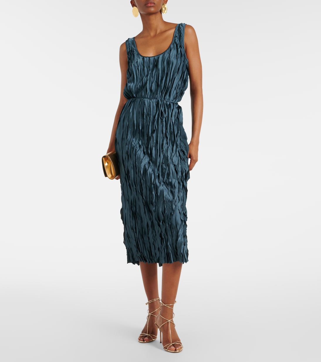 Robe midi en satin | Vince