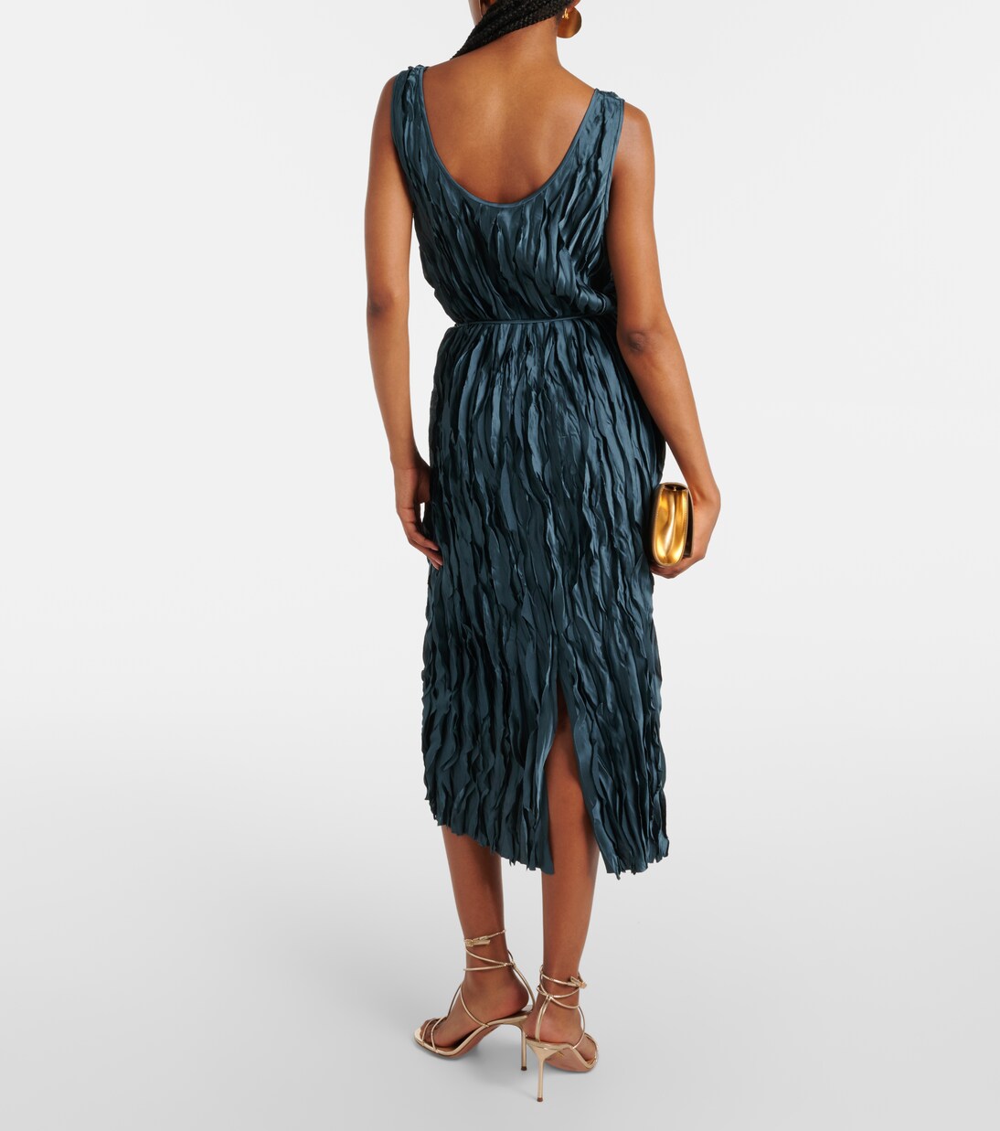 Robe midi en satin | Vince