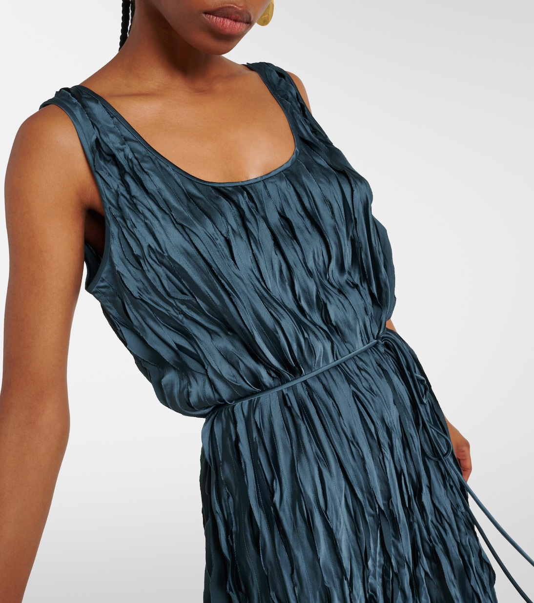 Robe midi en satin | Vince