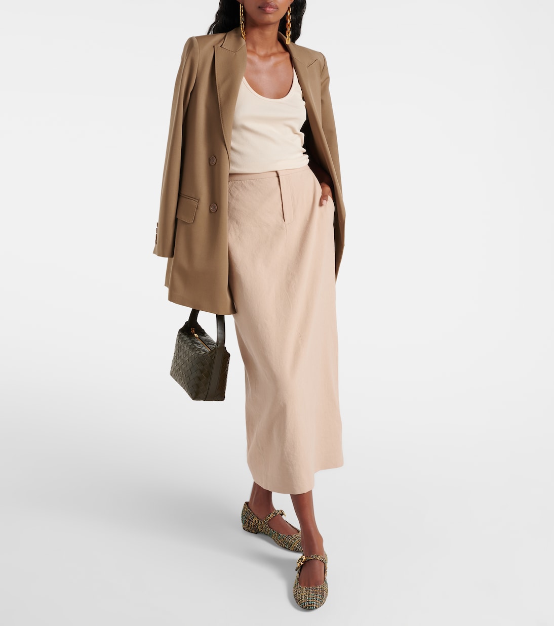 Maxirock aus einem Leinengemisch | Vince