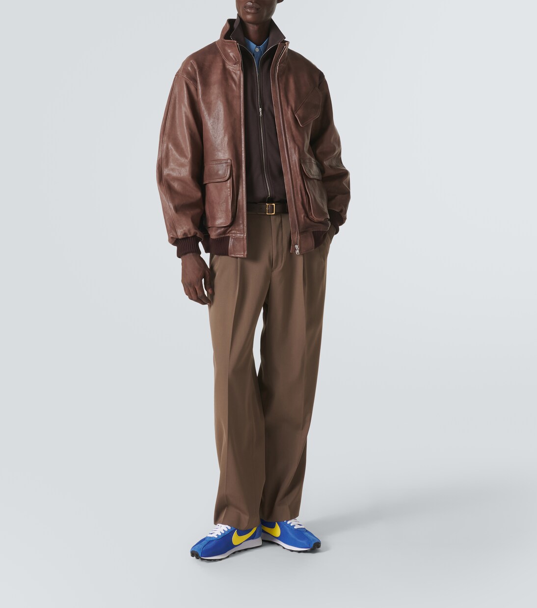 LD-1000 leather-trimmed sneakers | Nike