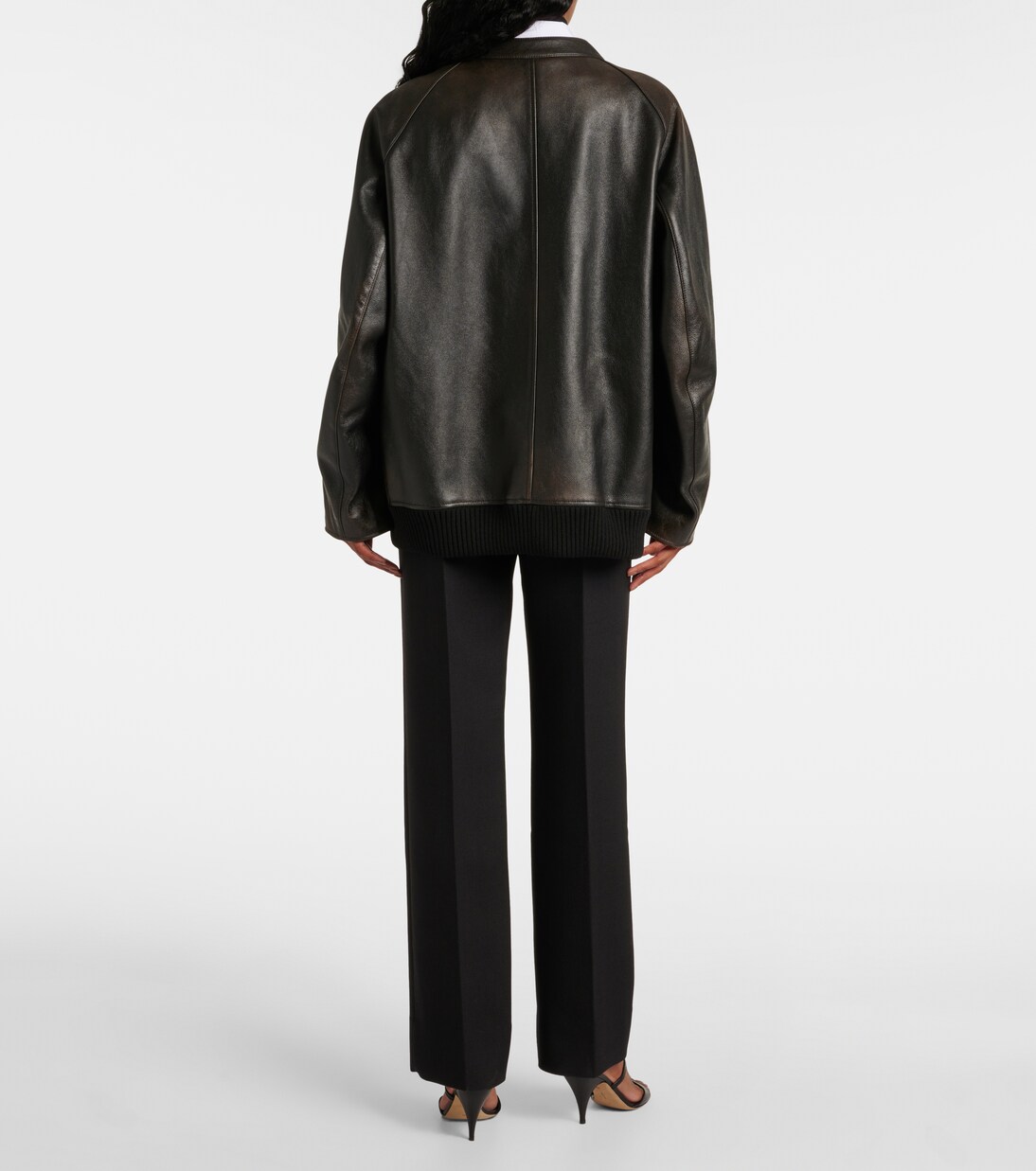 Kengia leather bomber jacket | The Row
