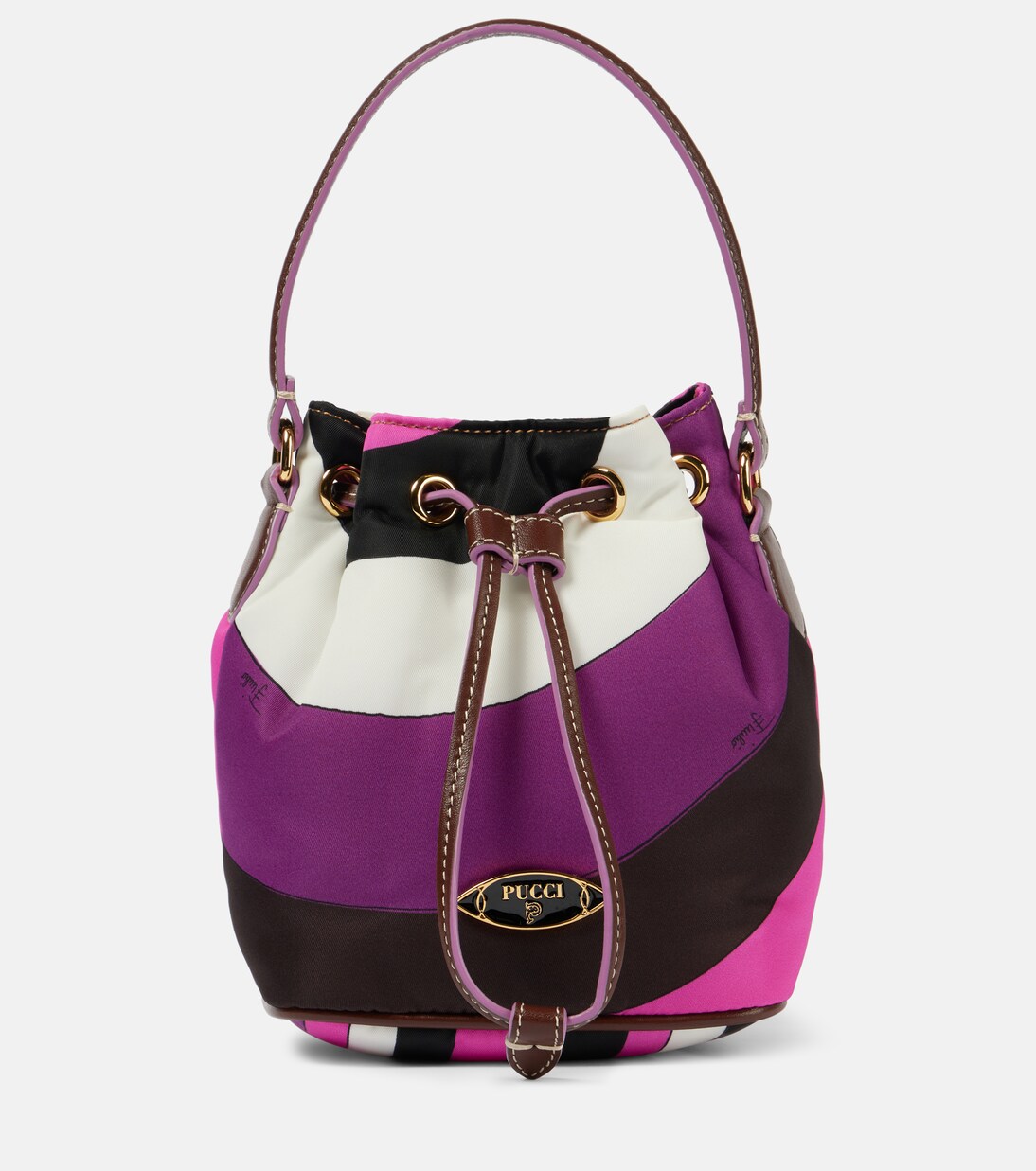 Yummy Iride canvas bucket bag | Pucci
