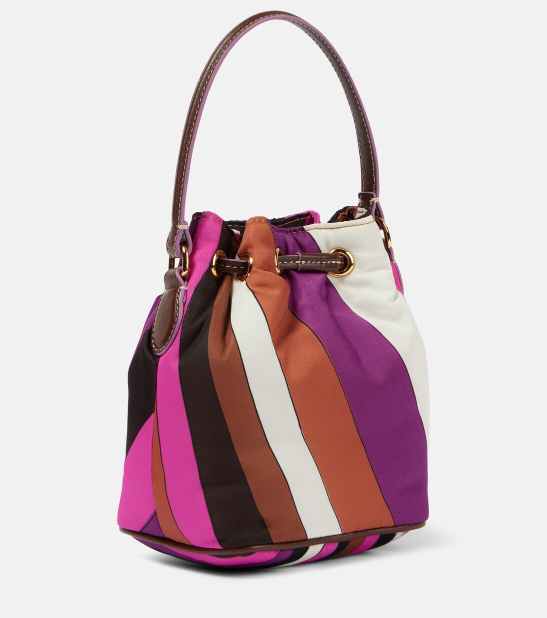 Yummy Iride canvas bucket bag | Pucci