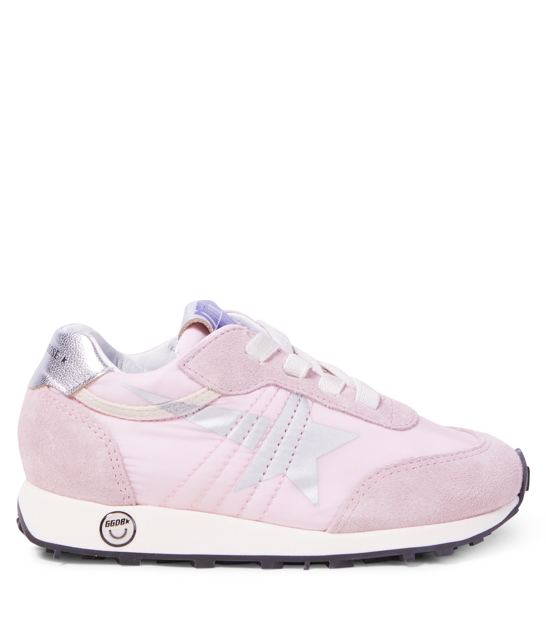 Marathon suede-trimmed sneakers | Golden Goose Kids