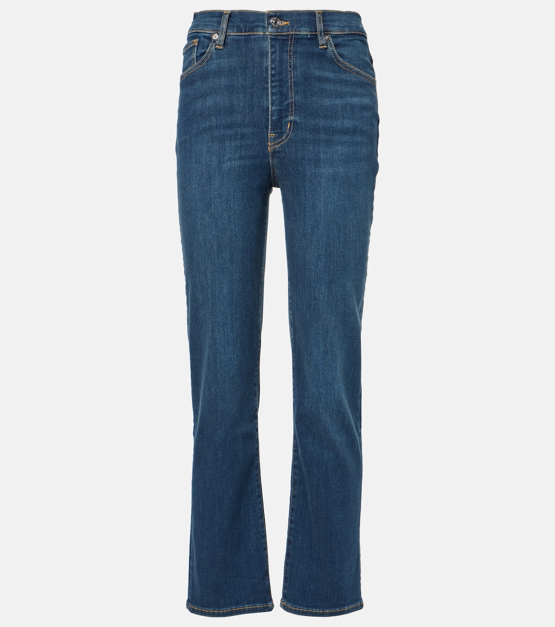 High-Rise Straight Jeans Le Sleek | Frame
