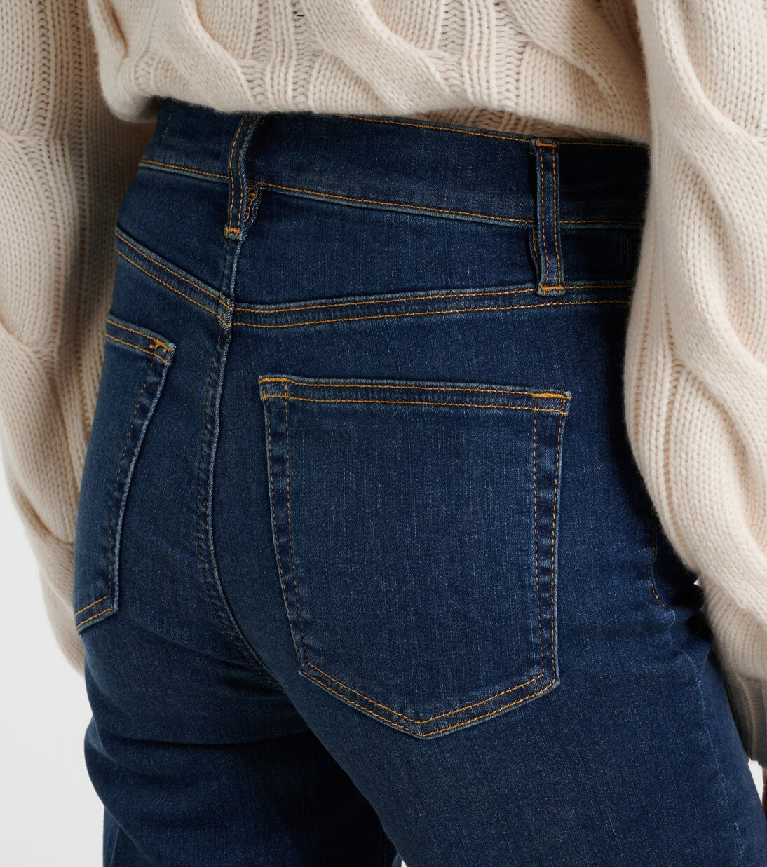 High-Rise Straight Jeans Le Sleek | Frame