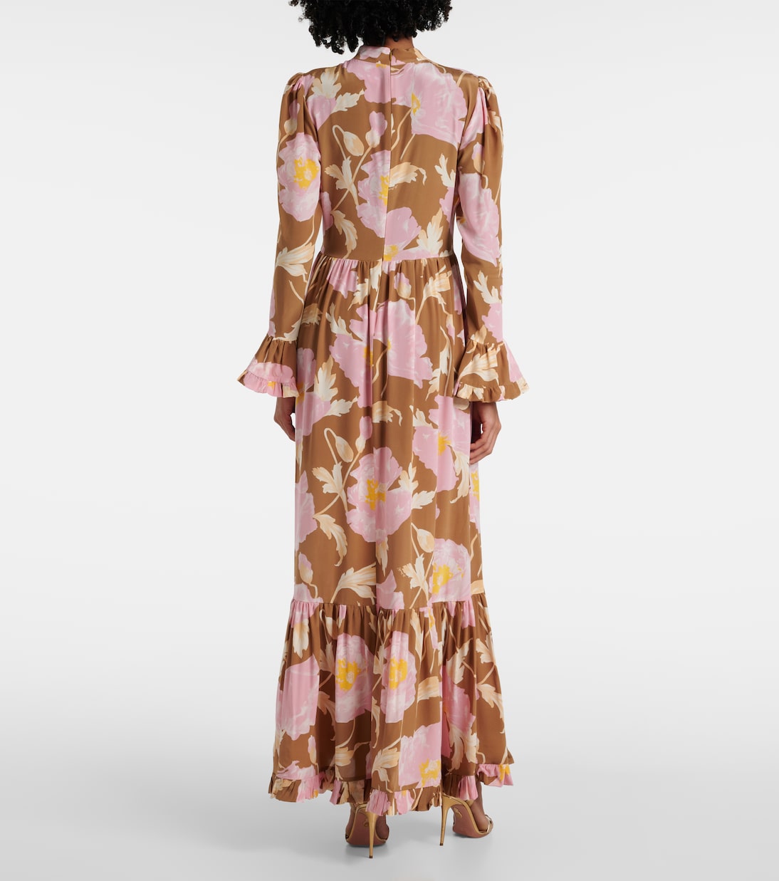 Maxikleid Visconti aus Crêpe de Chine aus Seide | La DoubleJ