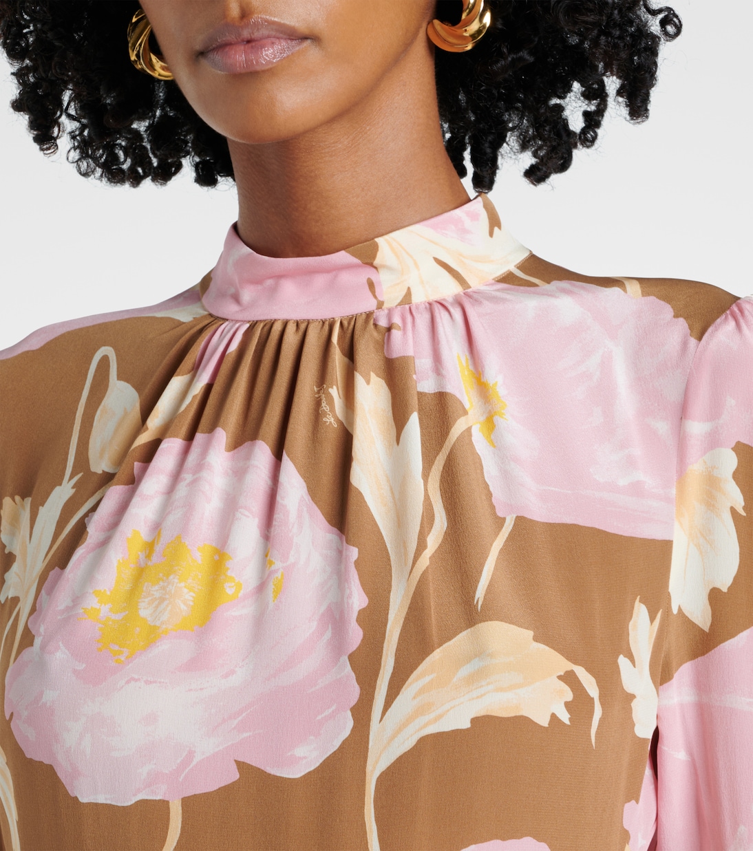 Maxikleid Visconti aus Crêpe de Chine aus Seide | La DoubleJ