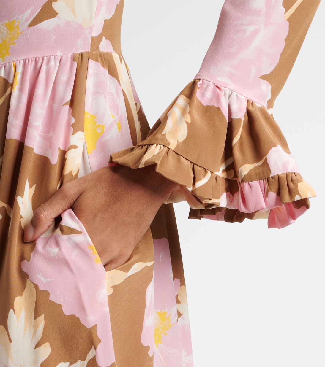 Maxikleid Visconti aus Crêpe de Chine aus Seide | La DoubleJ