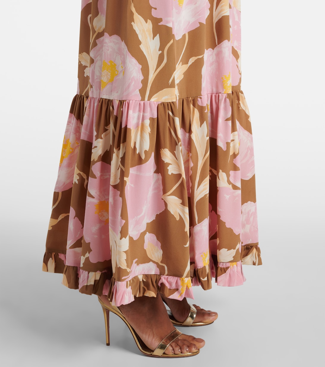 Maxikleid Visconti aus Crêpe de Chine aus Seide | La DoubleJ