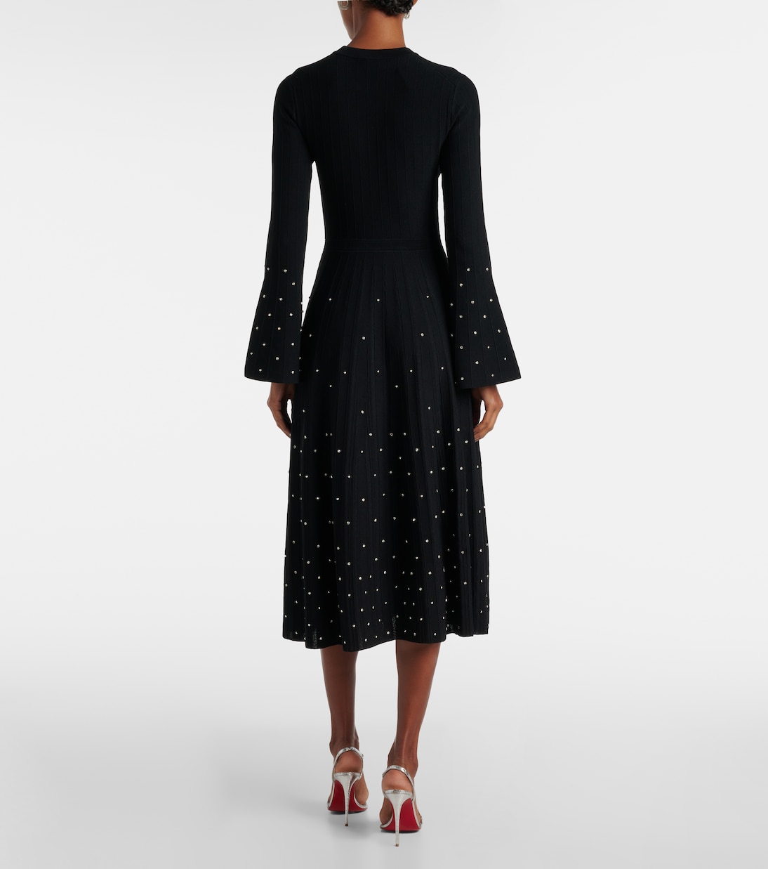 Robe midi Pruitt à ornements | Simkhai