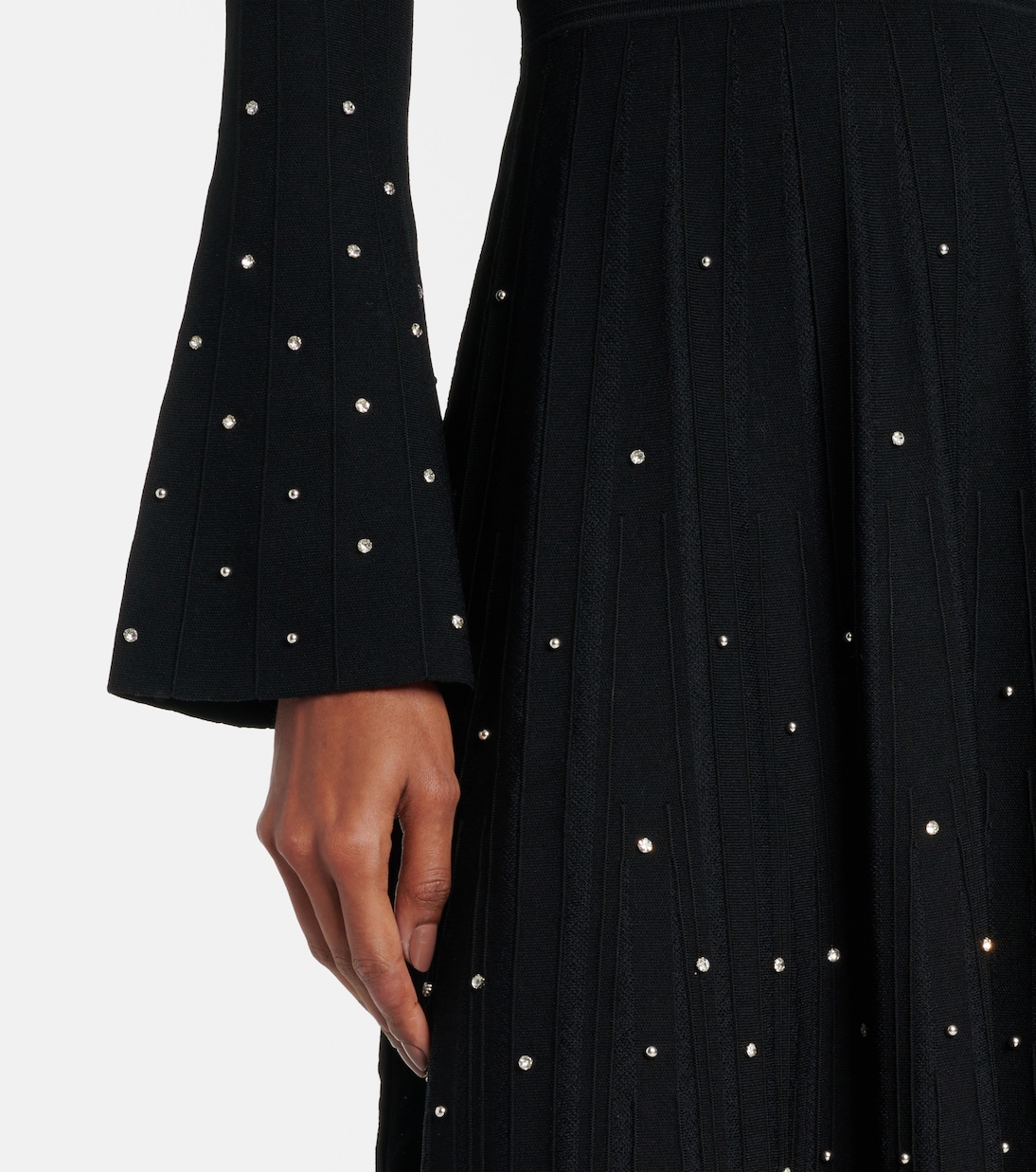 Robe midi Pruitt à ornements | Simkhai