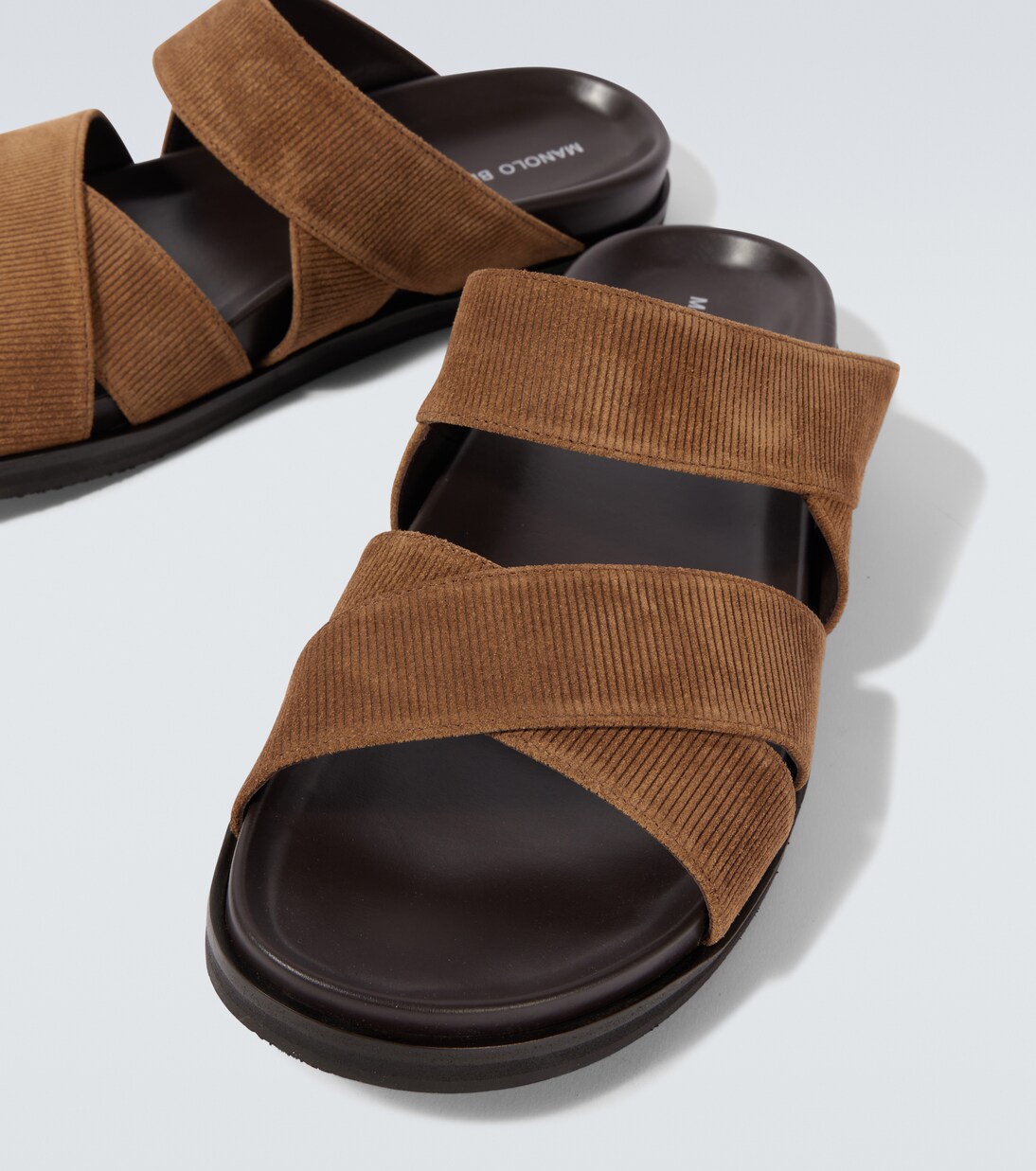 Sandali Seaton in suede | Manolo Blahnik