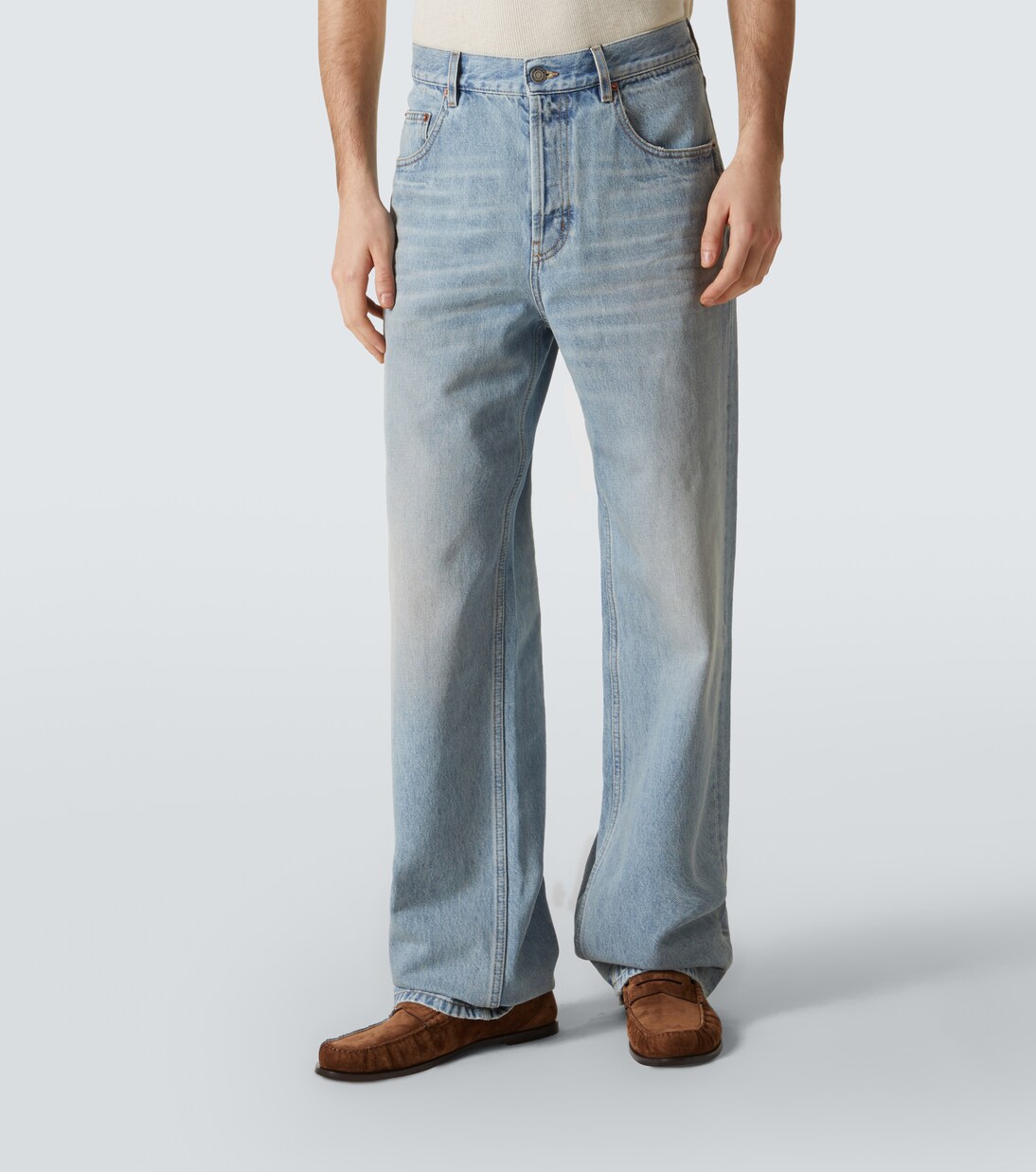 Mid-Rise Straight Jeans | Saint Laurent