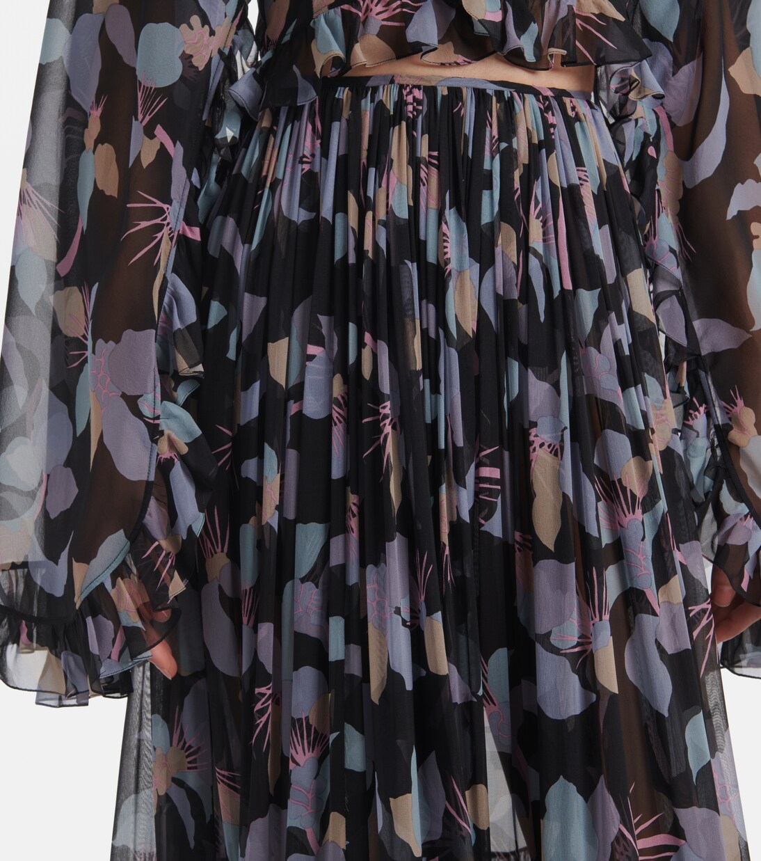 Maxirock aus Seide | Chloé