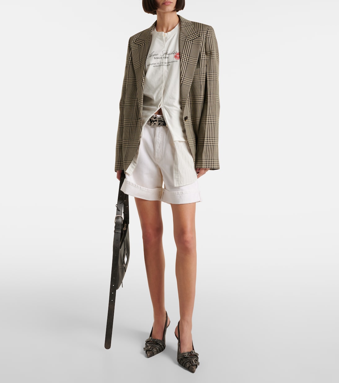 High-Rise Jeansshorts Dame | Agolde