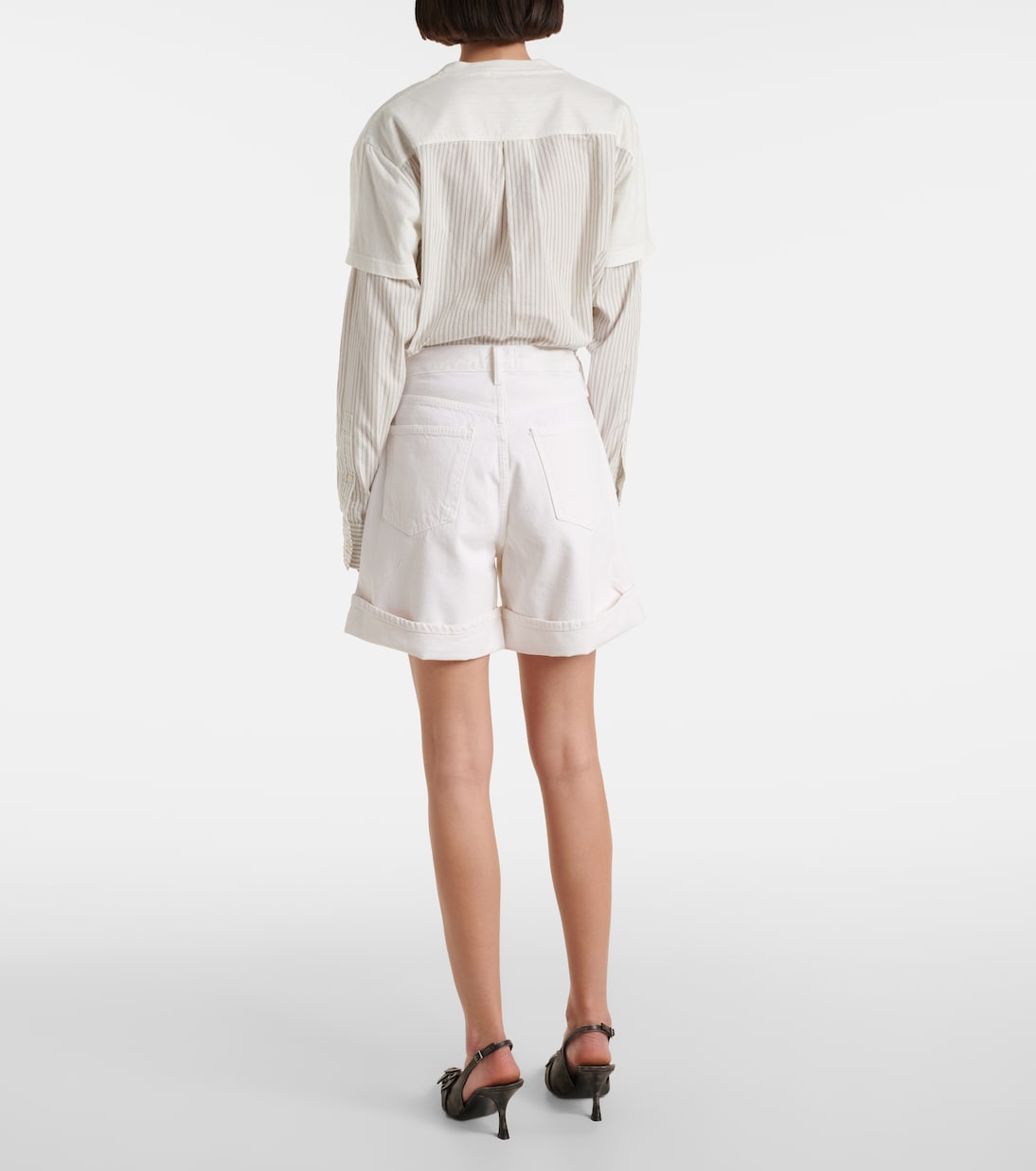 High-Rise Jeansshorts Dame | Agolde