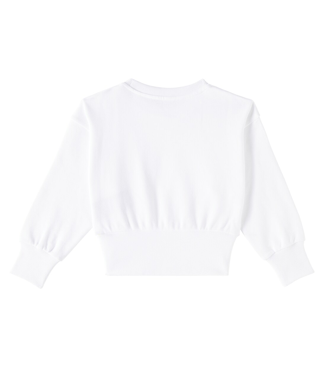 Felpa in cotone con stampa | Balmain Kids