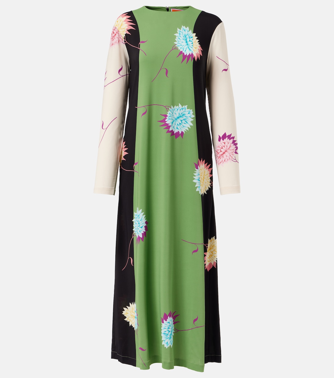 Swing printed jersey midi dress | La DoubleJ