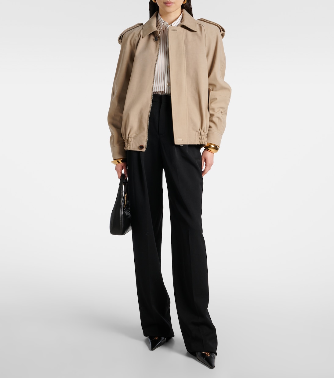 Giacca in pelle | Saint Laurent