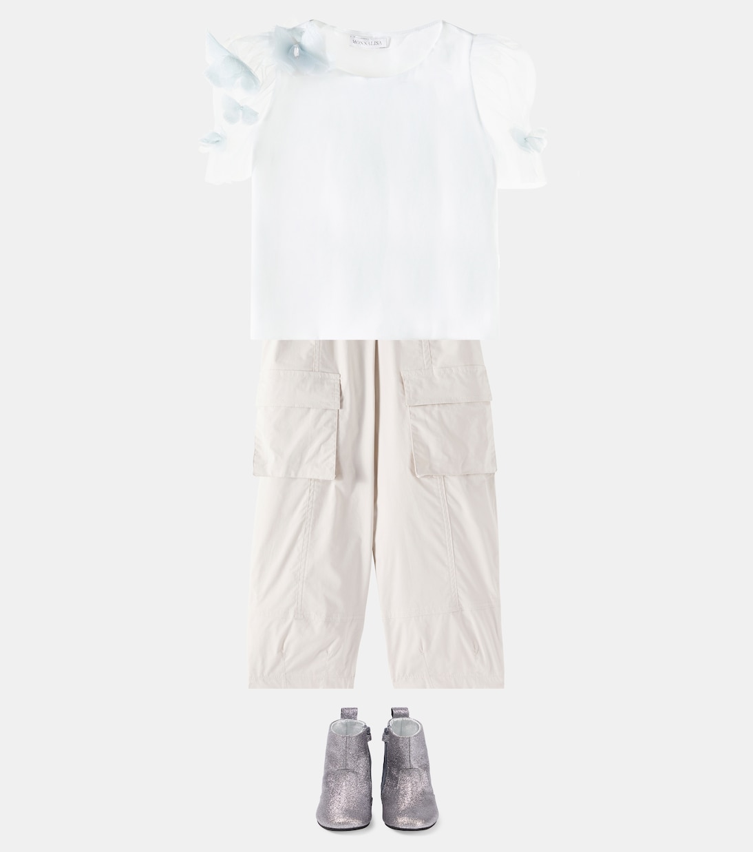 Cotton-blend pants | Monnalisa