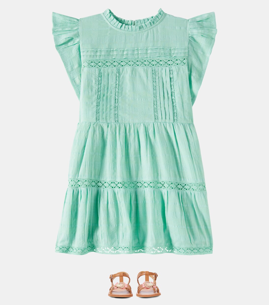 Corfu tiered cotton dress | The New Society