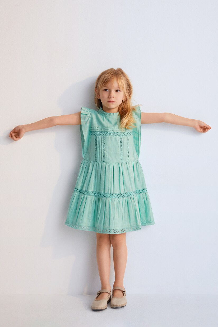 Corfu tiered cotton dress | The New Society