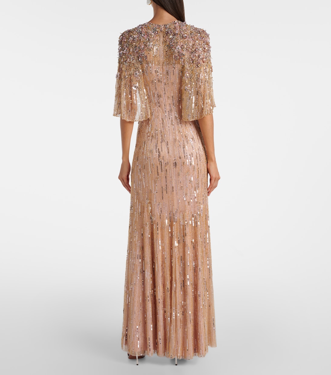 Robe longue Astra à sequins | Jenny Packham