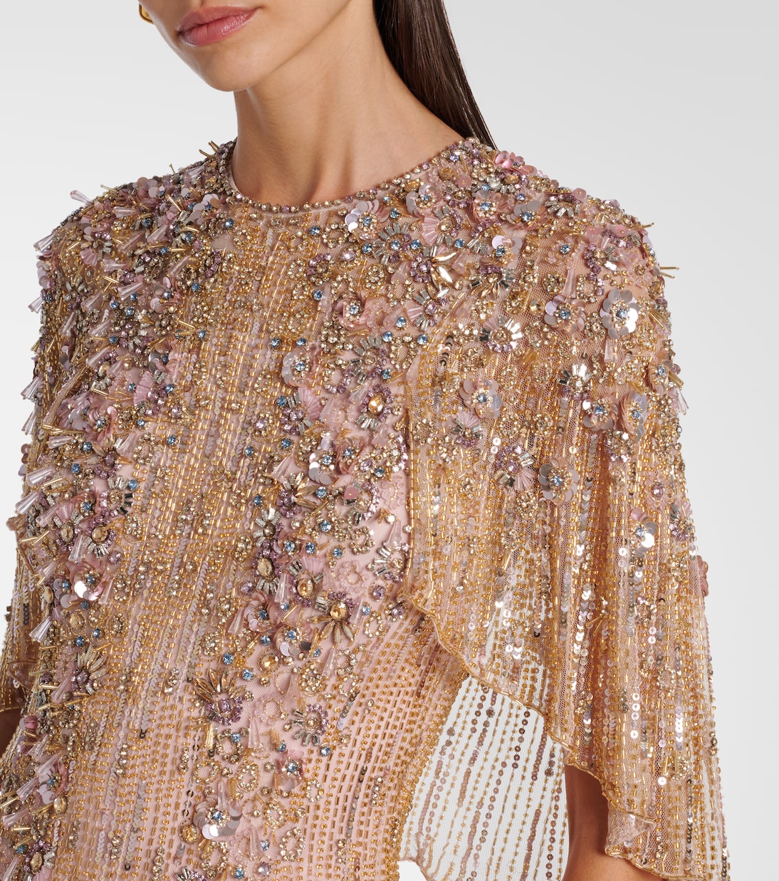 Robe longue Astra à sequins | Jenny Packham