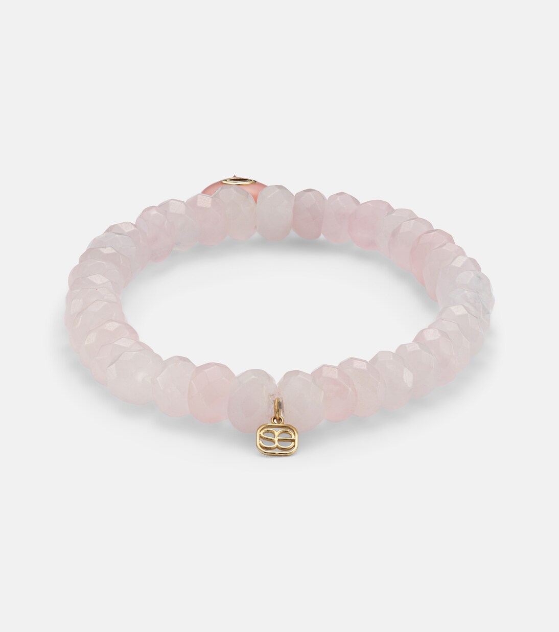 Pulsera de oro de 14 ct con ópalo y diamante | Sydney Evan