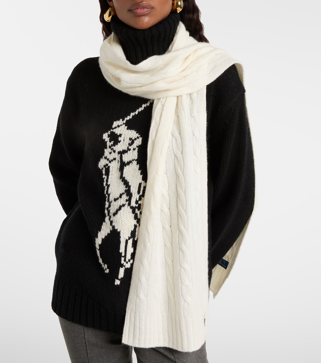 Wool and cashmere scarf  | Polo Ralph Lauren