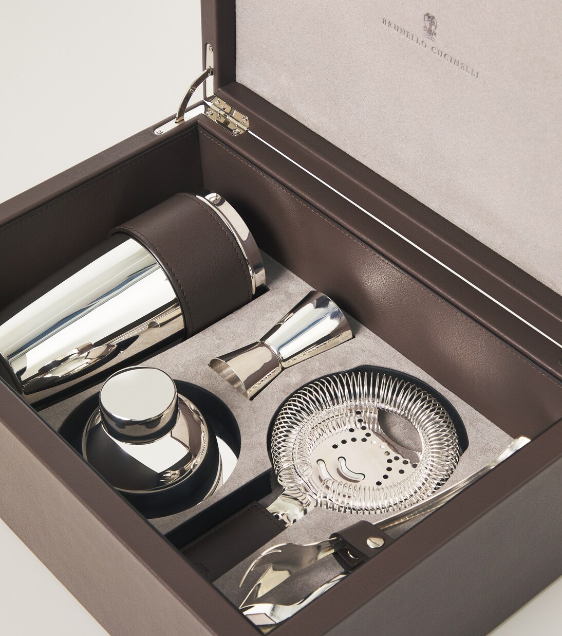 Steel cocktail set | Brunello Cucinelli