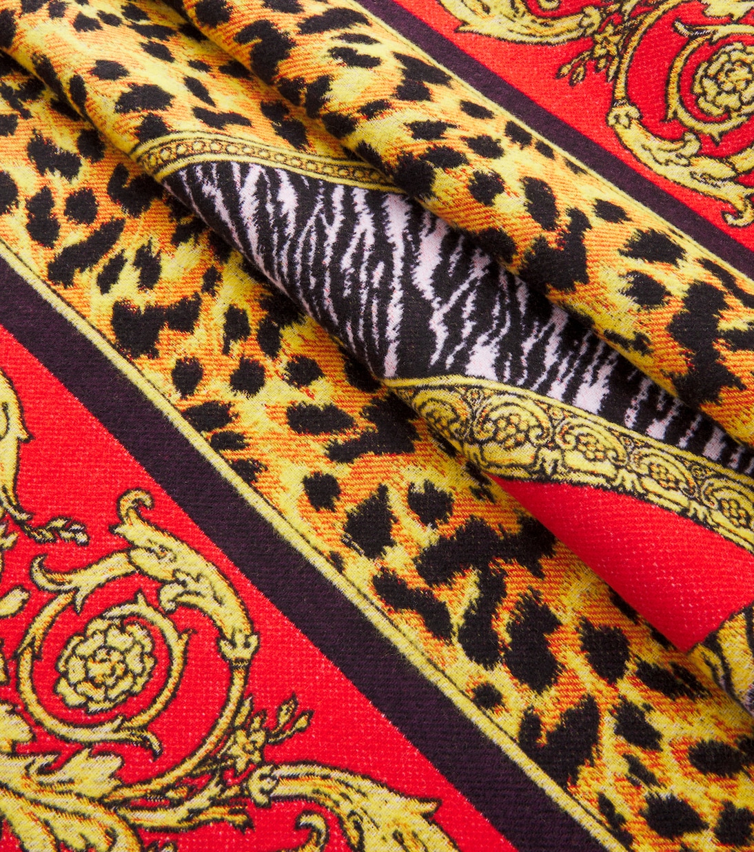 Barocco printed wool blanket | Versace Home