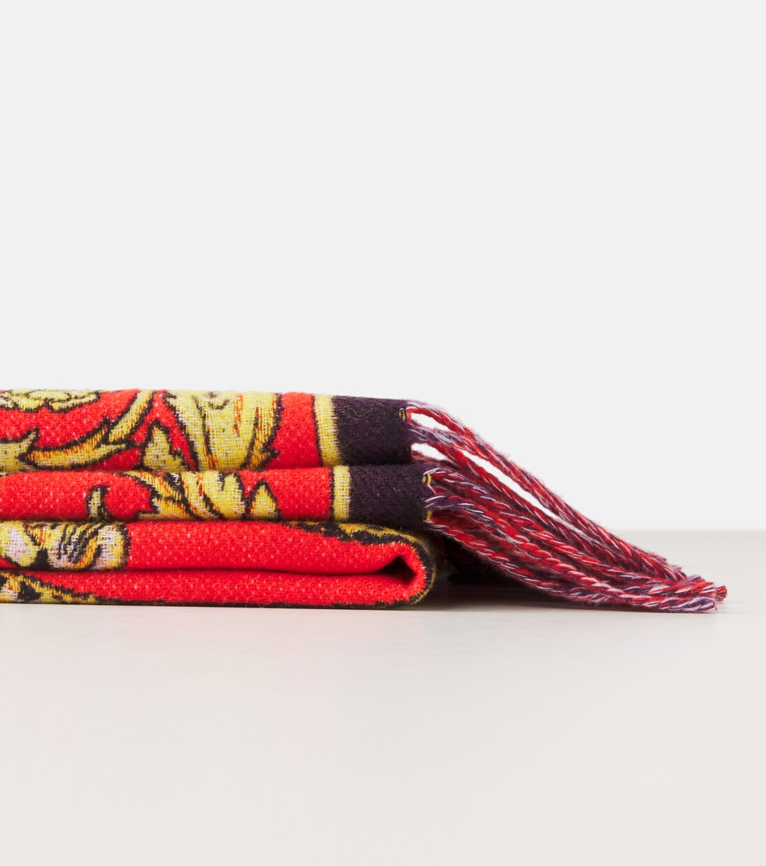 Barocco printed wool blanket | Versace Home