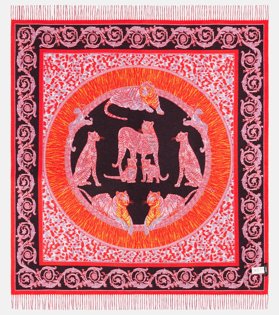 Barocco printed wool blanket | Versace Home