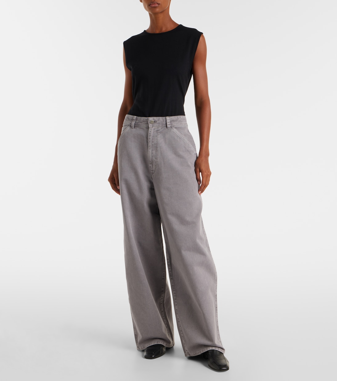 High-rise wide-leg jeans | Lemaire