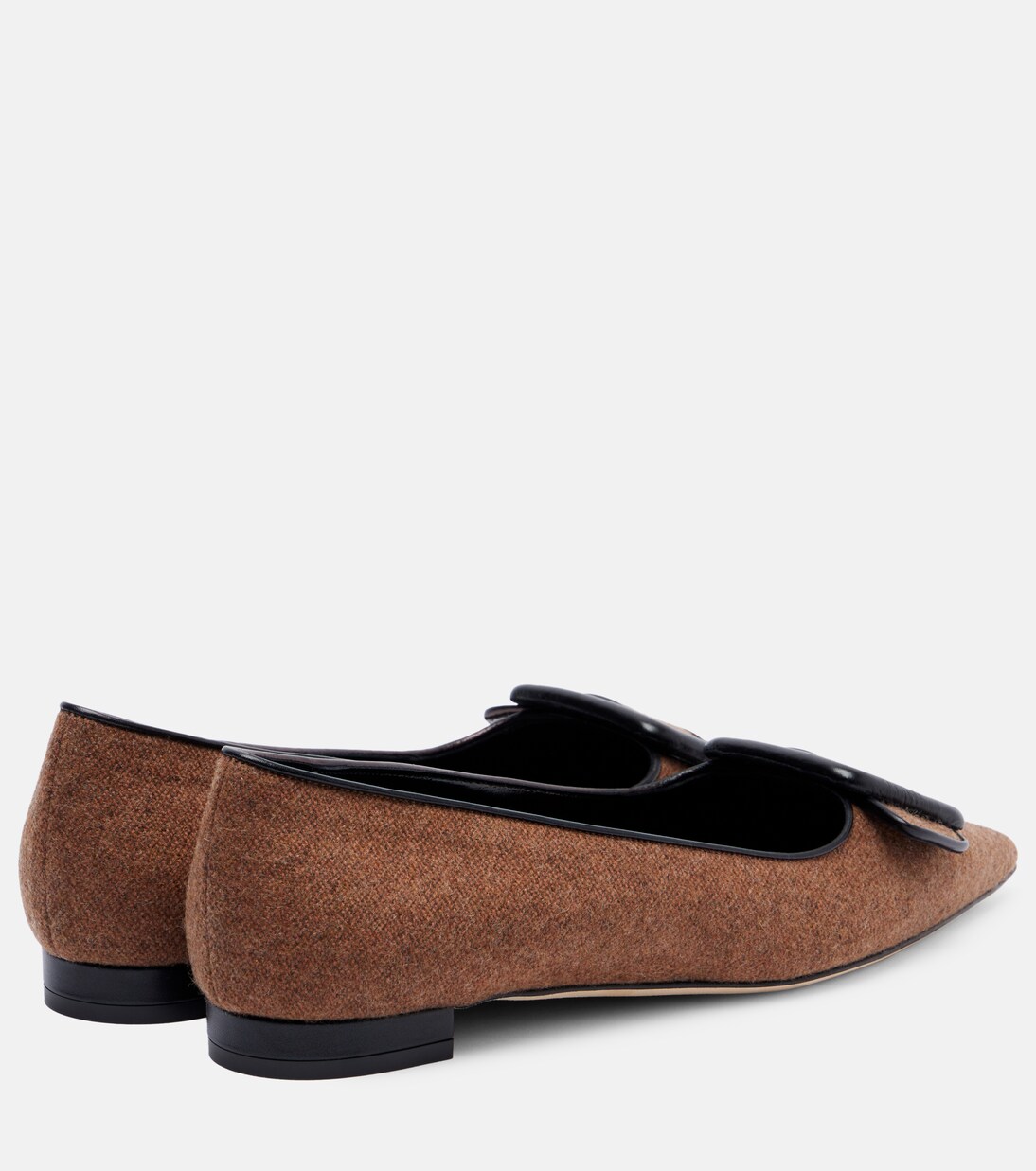 Maysale buckled ballet flats | Manolo Blahnik