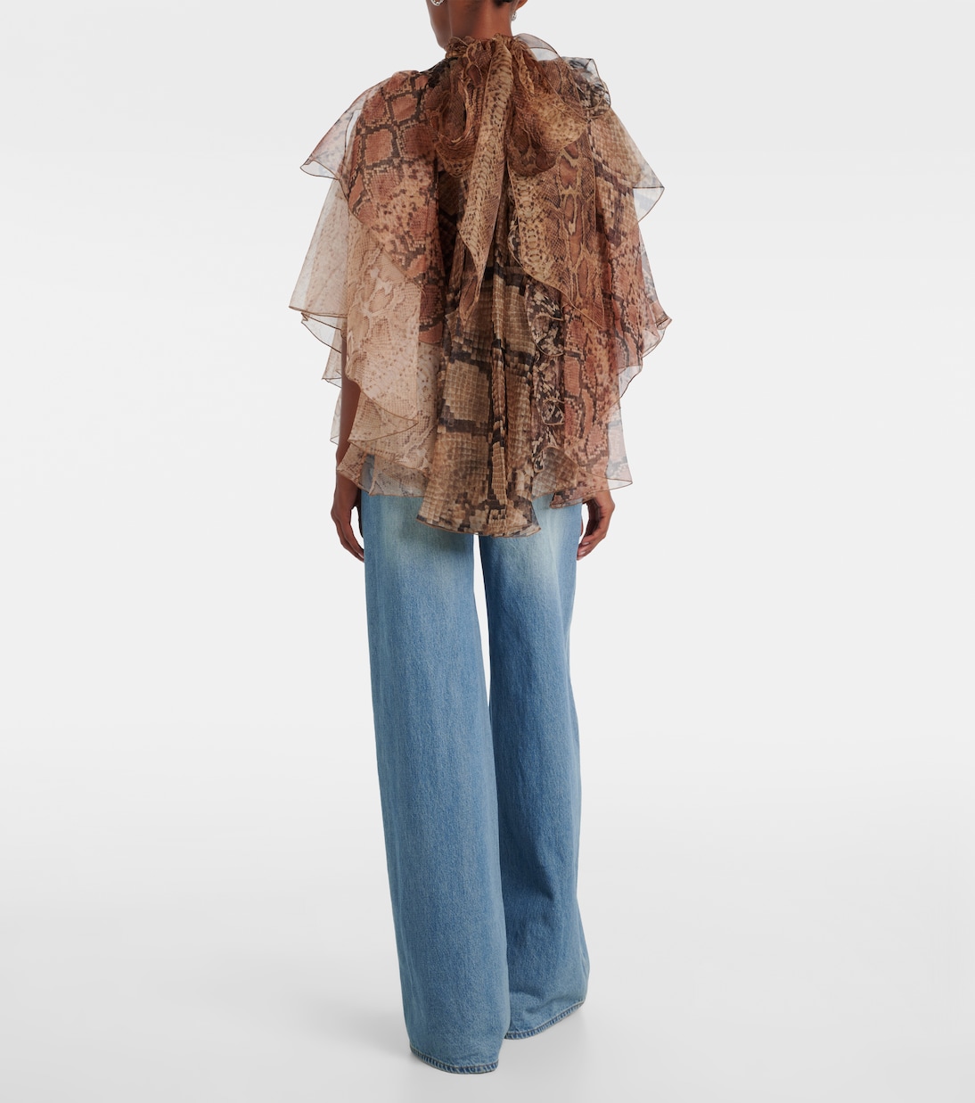 Memento ruffled silk blouse | Zimmermann