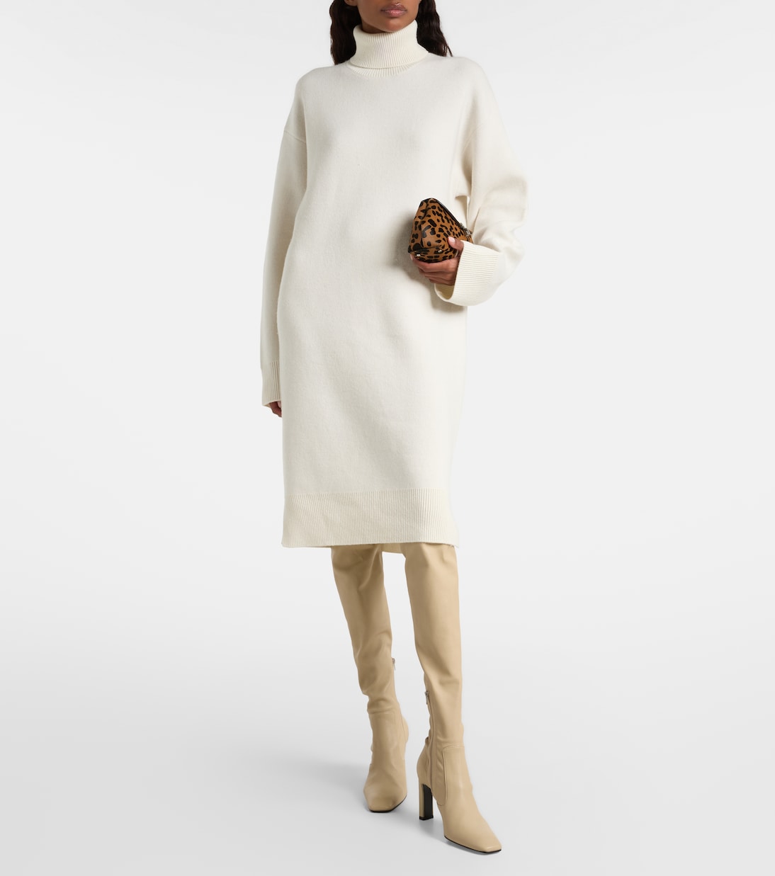 羊毛与羊绒混纺毛衣式连衣裙 | Toteme