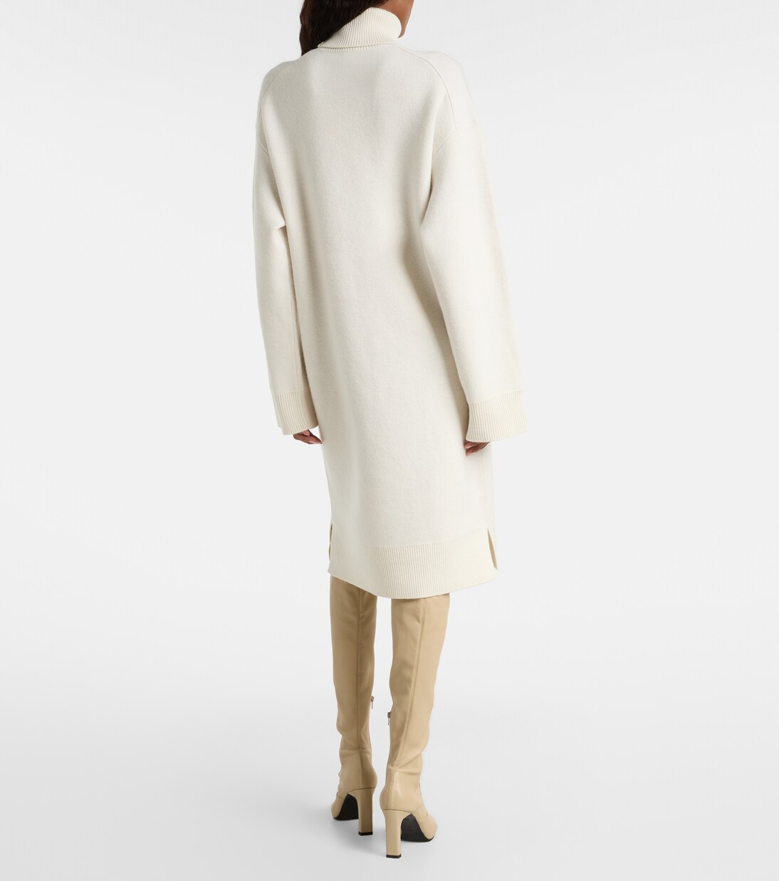 羊毛与羊绒混纺毛衣式连衣裙 | Toteme