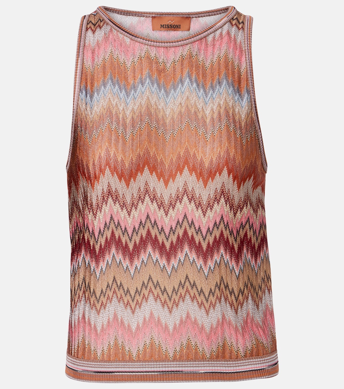 Zigzag lamé tank top | Missoni