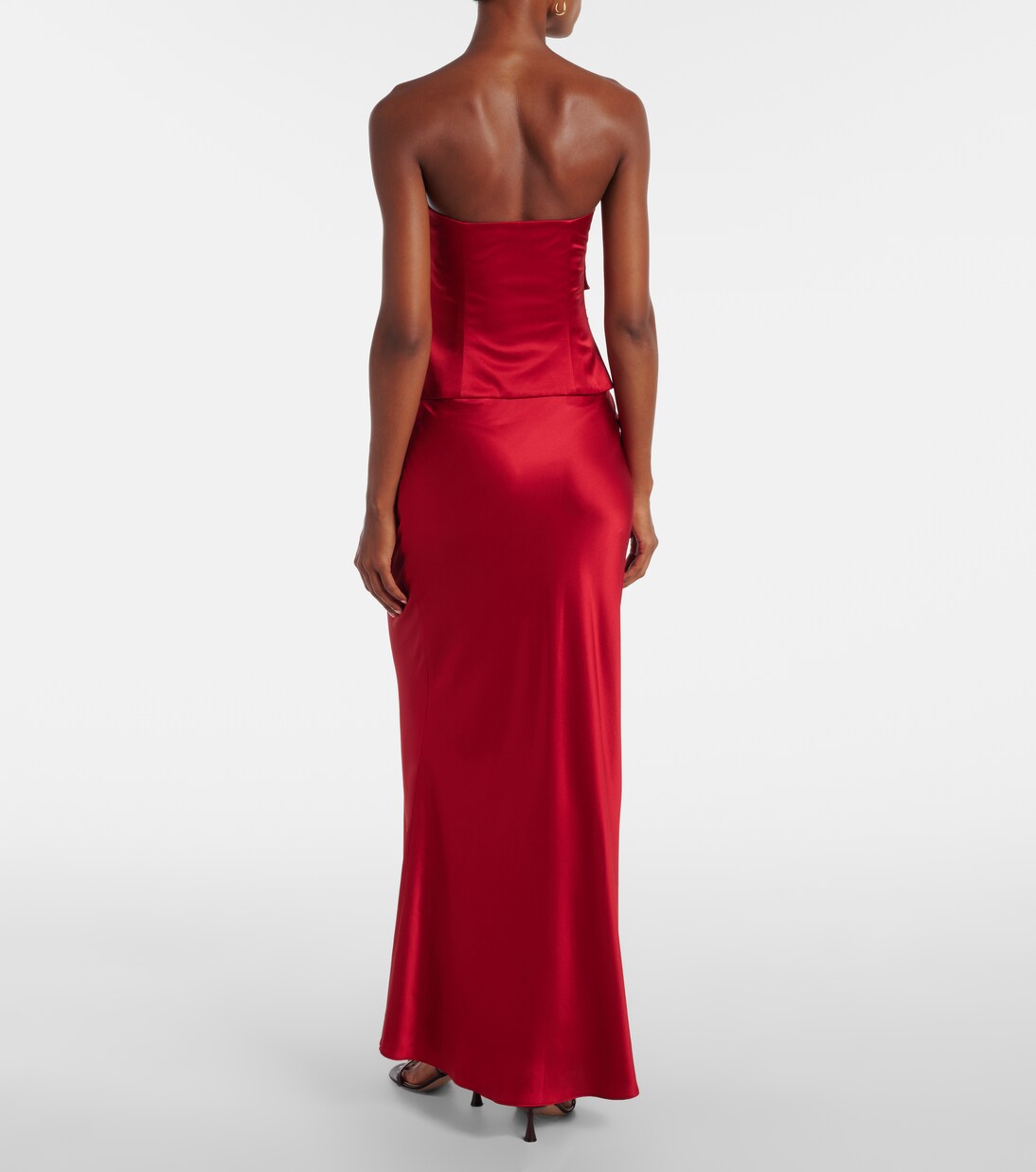 Bustier en charmeuse de soie | The Sei