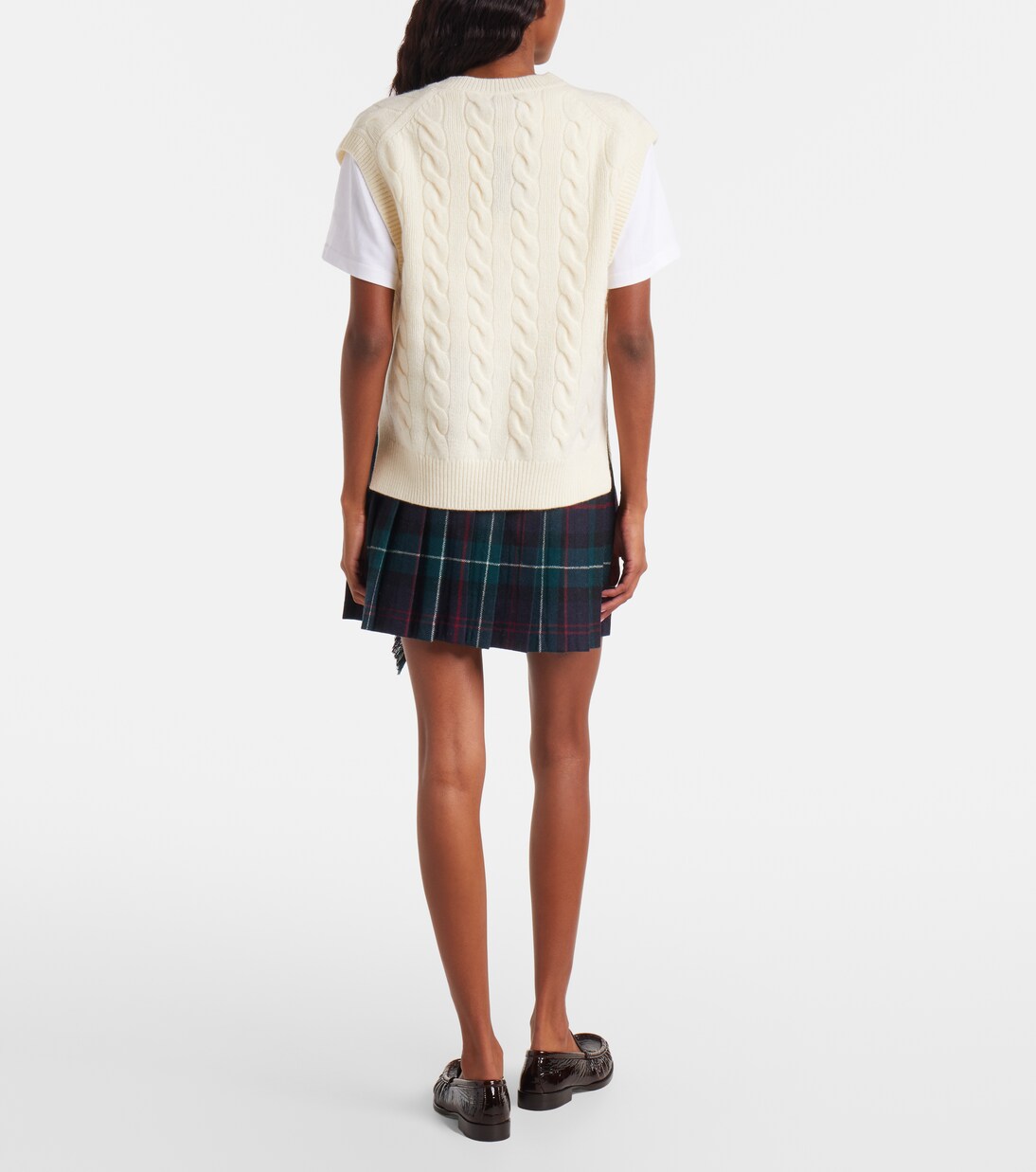 Cable-knit wool and cashmere vest | Polo Ralph Lauren