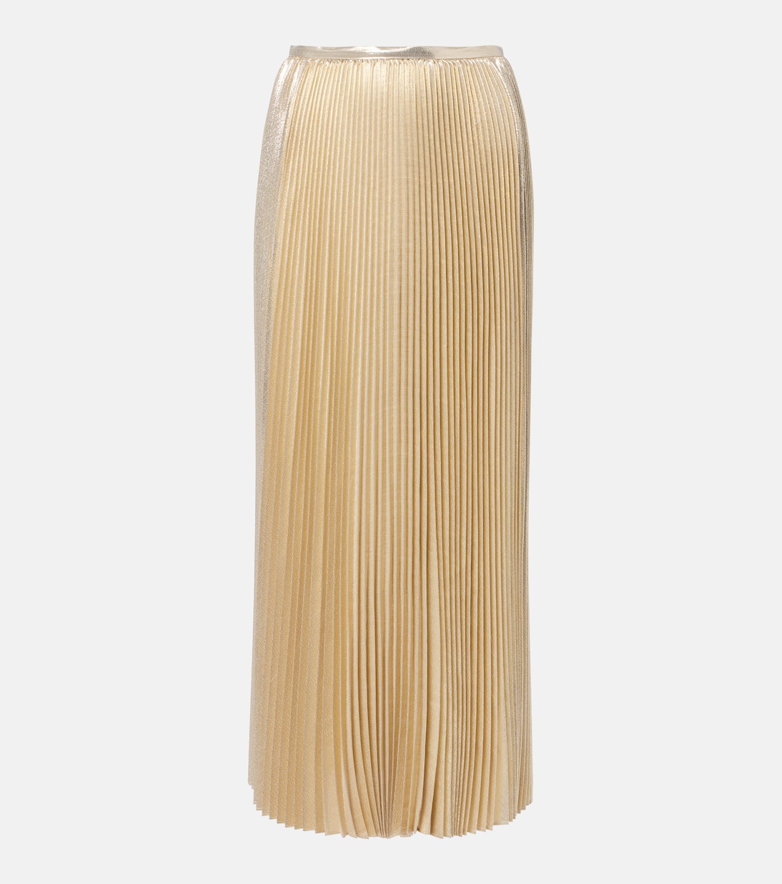 Essai silk-blend lamé midi skirt  | Joseph